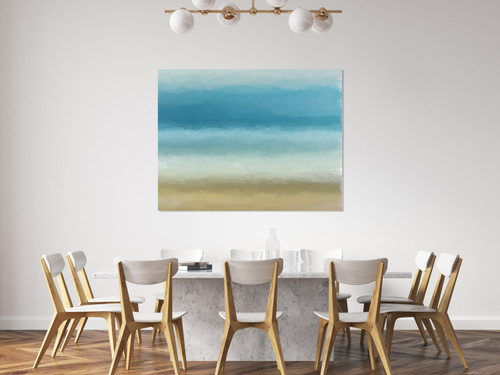 Ocean Abstract Gallery Wrap Room Scene
