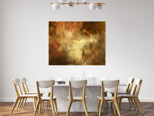 Amber Mist Gallery Wrap Room Scene