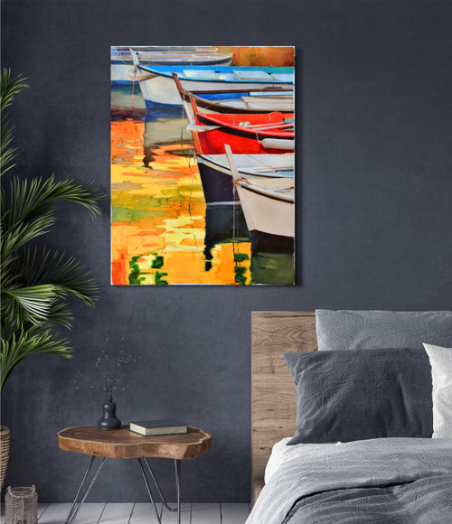 Boating Gallery Wrap Close Up Image