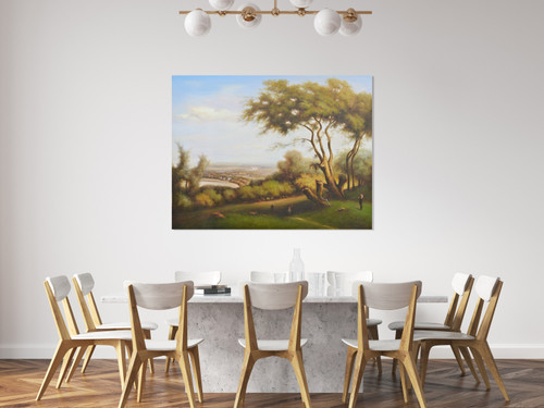 Artist Landscape Gallery Wrap Close Up Image