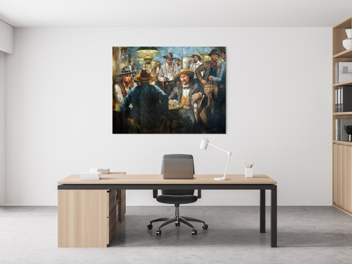 West Poker Gallery Wrap Close Up Image