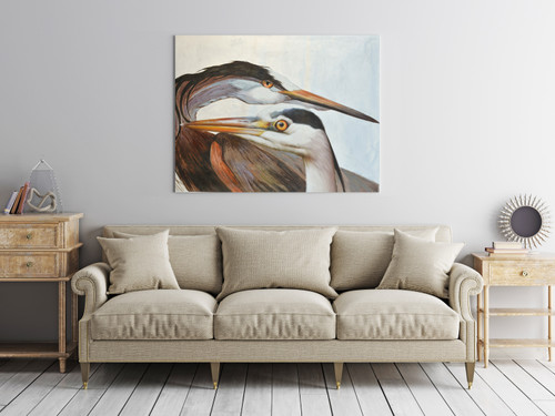 Heron 2 Gallery Wrap Room Scene