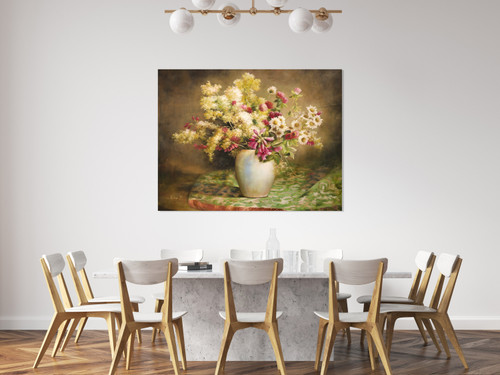 Flower Vase Gallery Wrap 33 Room Scene