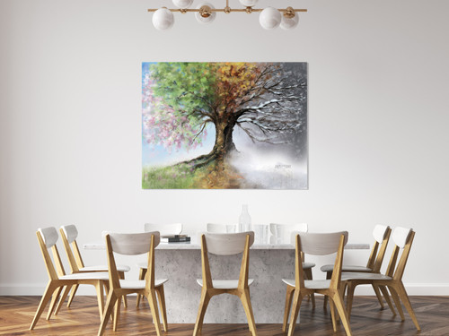 Seasons Tree Close Up Image