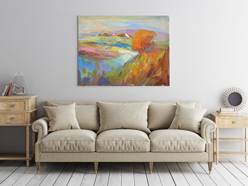 Whimsy Landscape 1 Wrap Room Scene