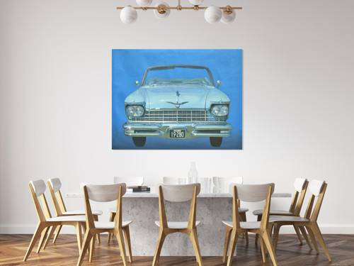 Classic Car Gallery Wrap Close Up Image
