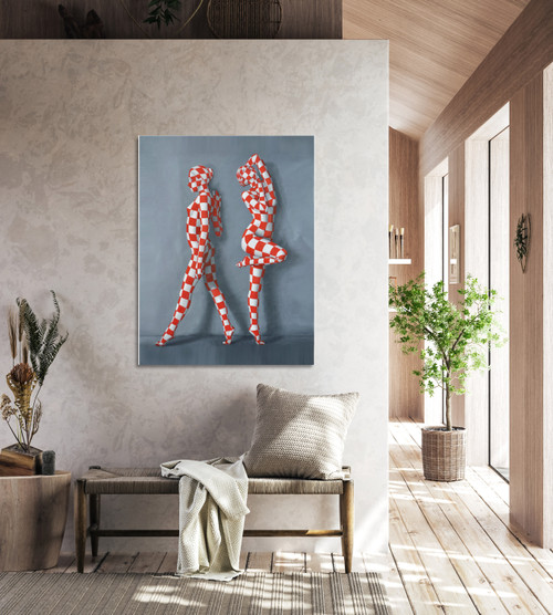 Retro Ladies 1 Gallery Wrap Room Scene