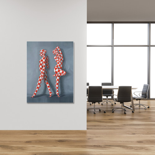 Retro Ladies 1 Gallery Wrap Close Up Image