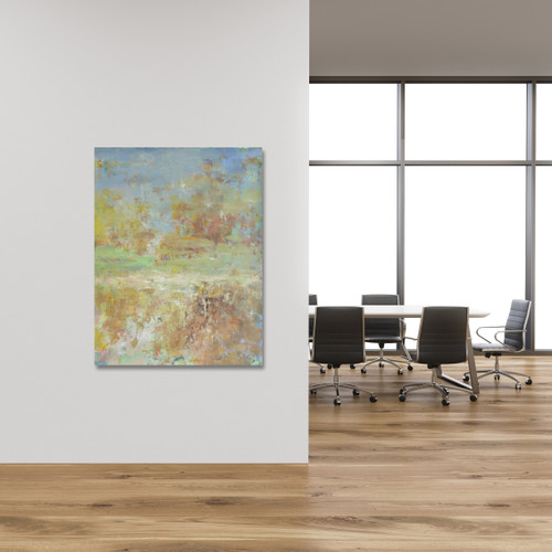 Abstract Landscape 2 Gallery Wrap Close Up Image