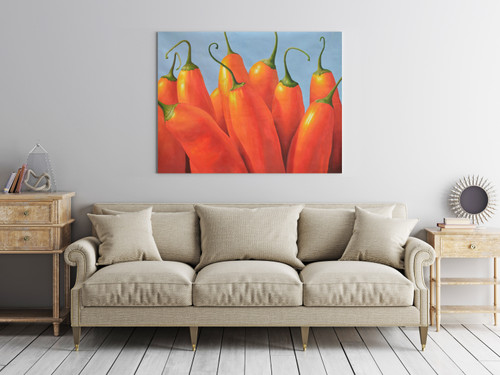 Red Hot Chili Pepper Gallery Wrap Room Scene