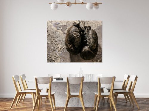 Gloves of A Champ Gallery Wrap Room Scene