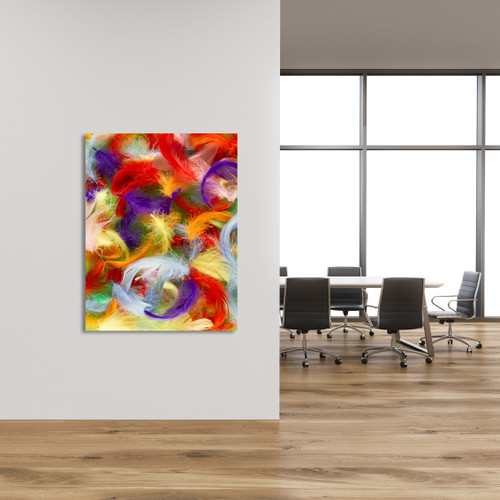 Feathers Gallery Wrap Room Scene