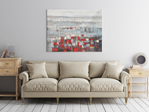 Abstract IV Gallery Wrap Room Scene
