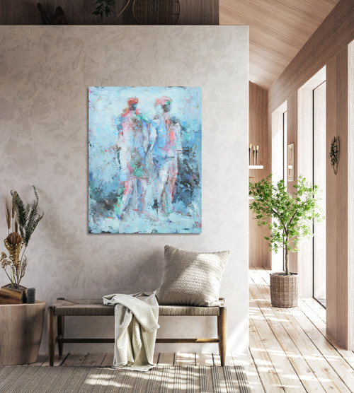 Mirrored II Gallery Wrap Room Scene