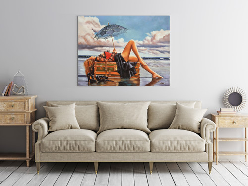 Washed Up Gallery Wrap Room Scene