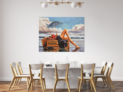 Washed Up Gallery Wrap Close Up Image