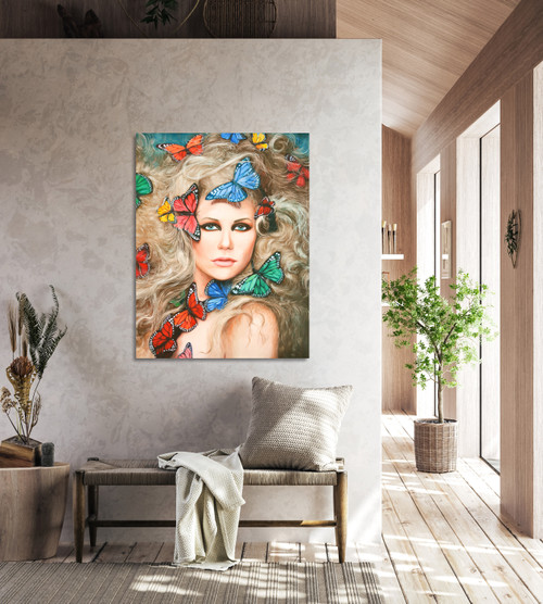 Butterfly Woman Gallery Wrap