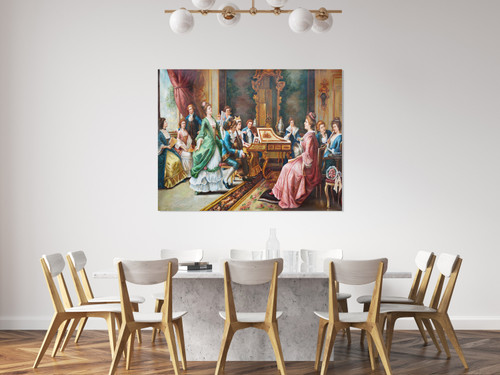 Recital Gallary Wrap Room Scene