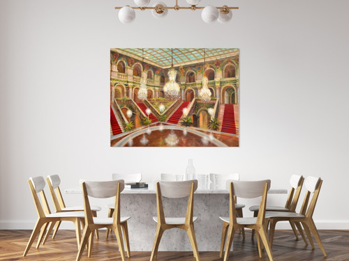 Palace Interior X Gallery Wrap Room Scene