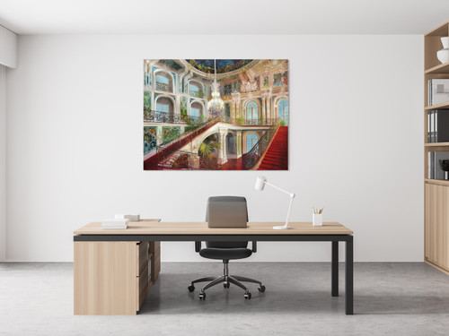 Palace Interior XI Gallery Wrap Close Up Image