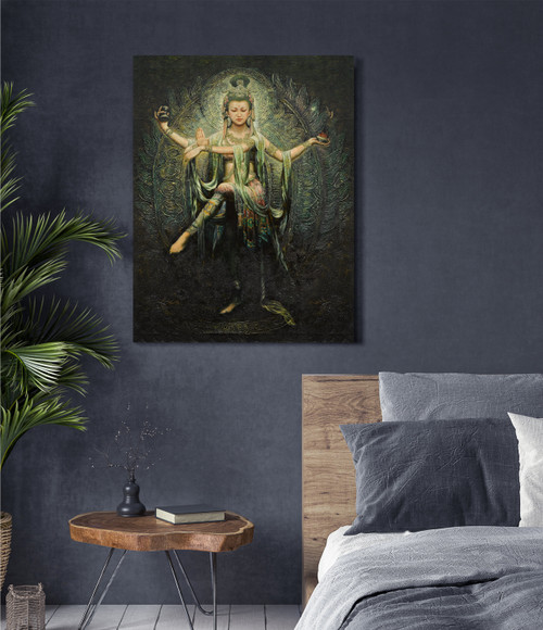 Shiva Gallery Wrap Close Up Image