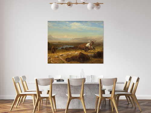 Cattle Drive Gallery Wrap Room Scene