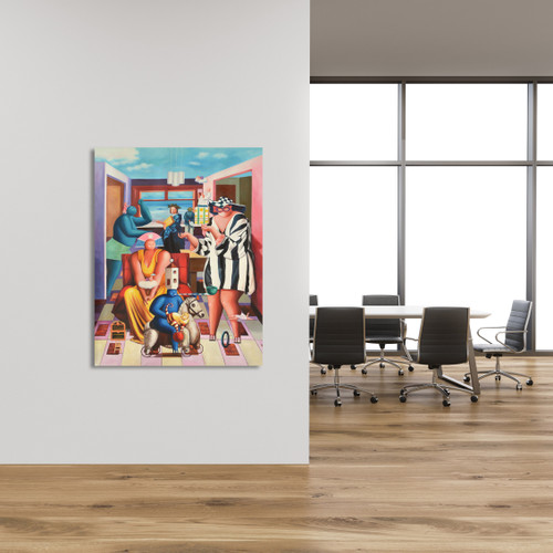 Family Abstract Gallery Wrap Close Up Image