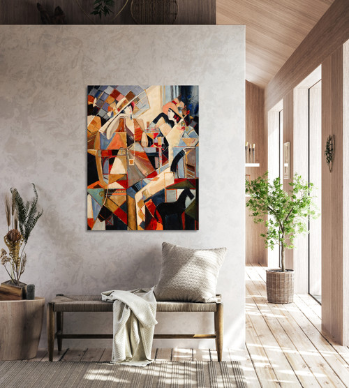 Abstract Ladies 3 Room Scene