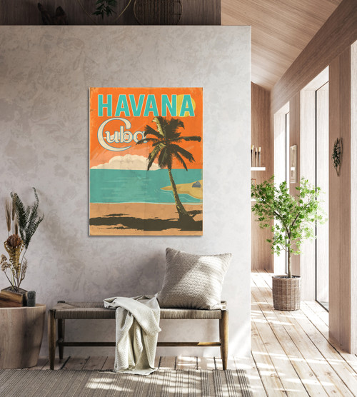 Cuba Havana Illustration Room Scene