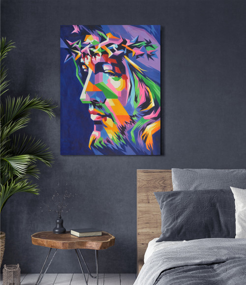 Face Of Jesus 2 Close Up Image