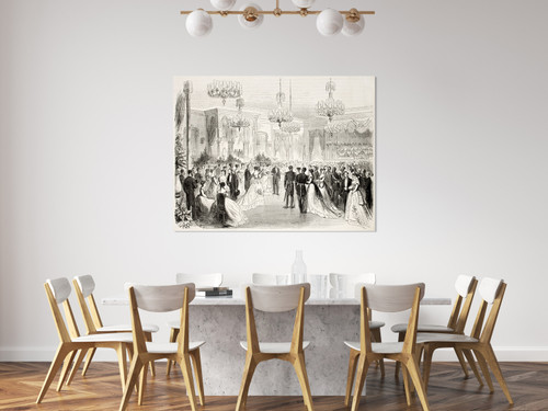 Grand Bal Illustration Room Scene