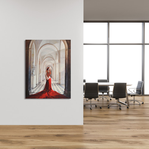 Lady In The Palace Close Up Image