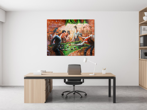 Pool Game Abstract Close Up Image