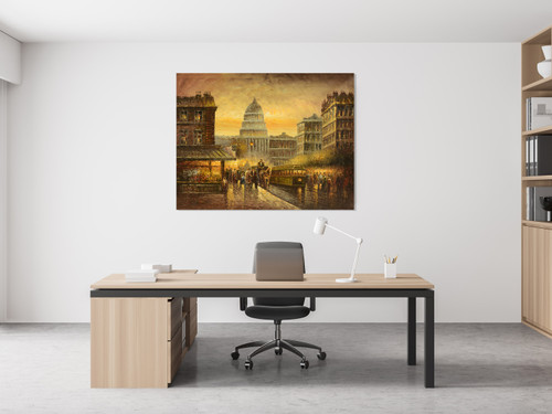 Washington Dc Cityscape Close Up Image