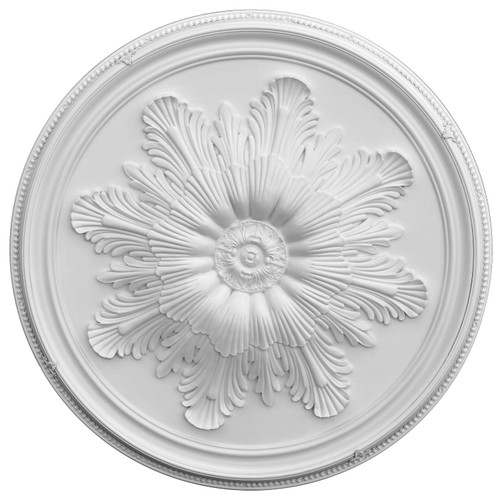 Grand Acanthus Round Ceiling Medallion 65 Inch Diameter Room Scene