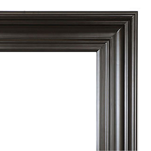 Grand Simplicity Frame 36X72  Black with Red Undertones