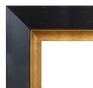 Grand Golden Wood Frame 48x60 Dark Walnut Gold