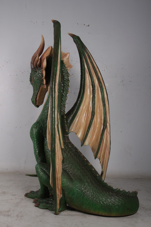 Sitting Dragon 7 Ft Close Up Image