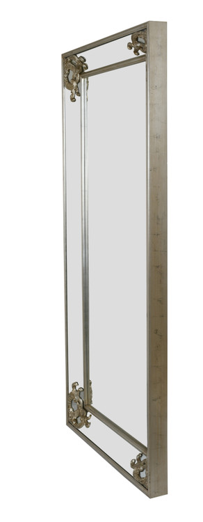 Monte Carlo Silver Vertical Mirror Close Up Image