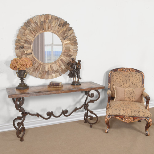 Belruse Iron Console Room Scene