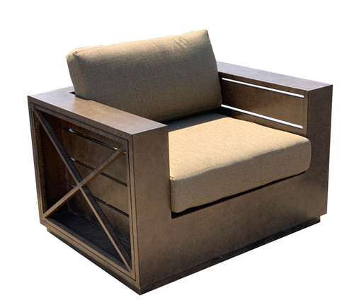 Mountain Studio Modern Rustic Outdoor Club Chair