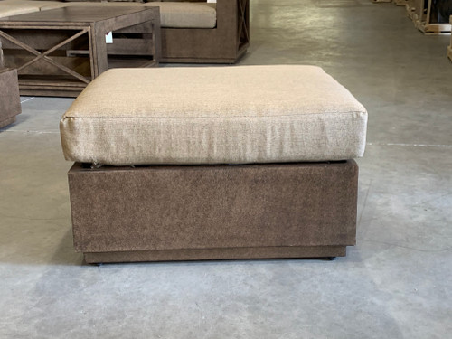 Mountain Studio Modern Rustic Outdoor Ottoman