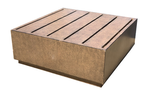 Mountain Studio Modern Rustic Outdoor Side Table