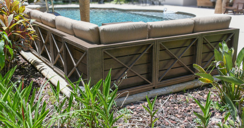 Mountain Studio Outdoor Ultimate 10 Pce Sectional Set Close Up Image