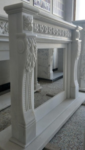 White Flower Mantel T7120