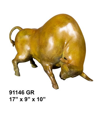 Fat Modern Bull  Face Down