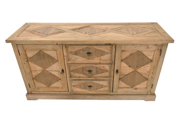 Inverness Farmhouse Diamond Sideboard Buffet