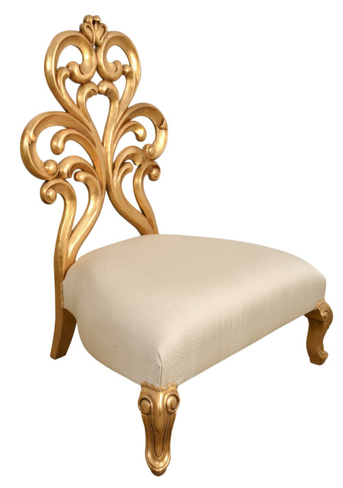 Gold Swank Chair Room Scene