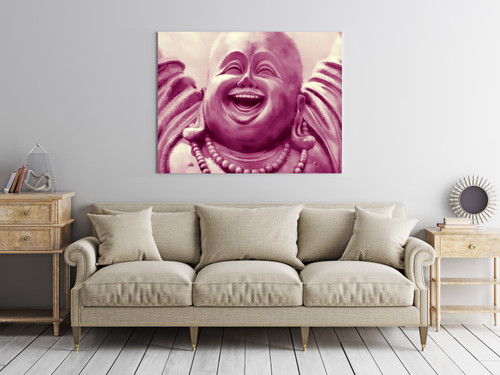 Laughter Buddha Gallery Wrap Room Scene