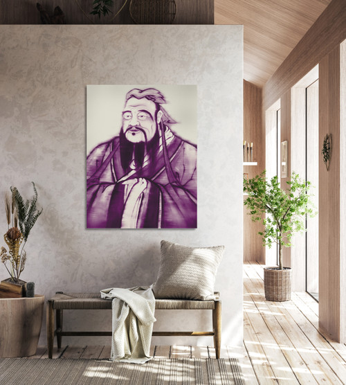 Emperor Monocolor Gallery Wrap Room Scene